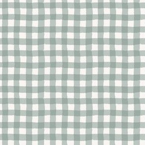 Gingham small - sage