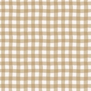 Gingham small - champagne