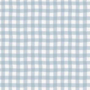 Gingham small - sky