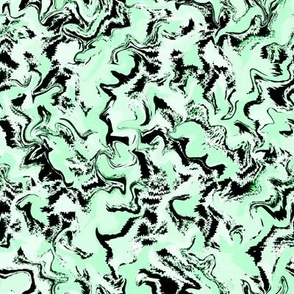 JGG18 - Organic Squiggles and Licorice in Pastel Green