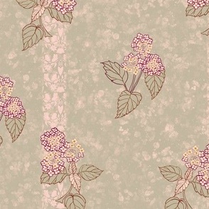 Priscilla - cosy floral in light pink