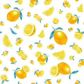 Vitamin C Lemons Pattern