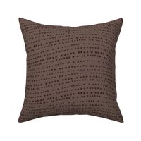 Waves - Dotted Stripes - Modern Home Decor - Terracotta