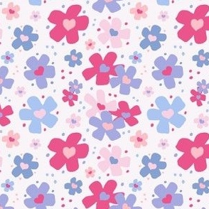 Pink and Purple SPRING FLORAL