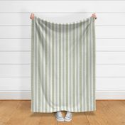 Araminta's Jasmine Flower Green Regency  Stripes