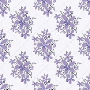 Araminta's Jasmine Flower Purple  Bouquet 