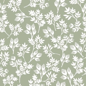 Ditsy Florals - Sage Green