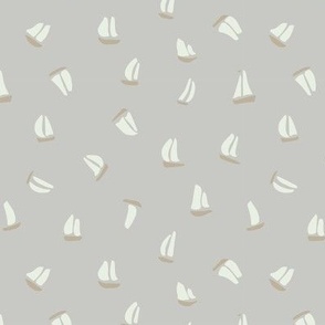 Sailboats - Gray