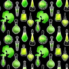 Magic Potion Bottles Slime Green extra-small scale