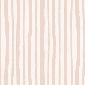 Hand drawn vertical stripes - almond