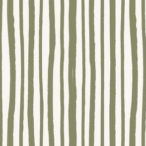 Hand drawn vertical stripes - forest