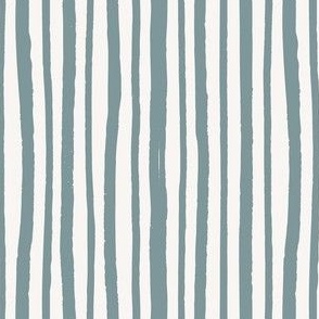 Hand drawn vertical stripes - ocean