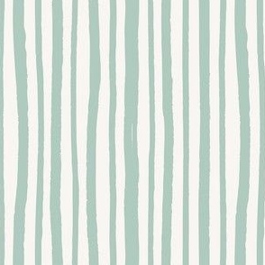 Hand drawn vertical stripes - sea