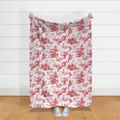 Manchurian Toile Chinoiserie Red