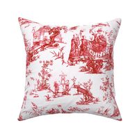 Manchurian Toile Chinoiserie Red