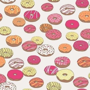 colorful yummy donuts