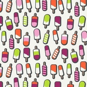 Colorful Popsticles icecream candy