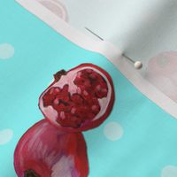 Marley's acrylic pomegranates