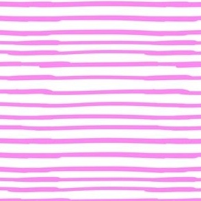 Hand Drawn Stripes - pink 