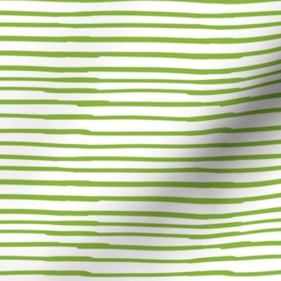 Hand Drawn Stripes - Green 