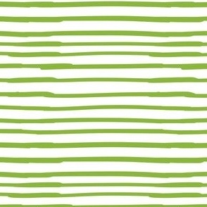 Hand Drawn Stripes - Green 