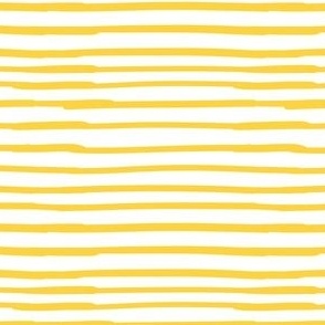 Hand Drawn Stripes - yellow 