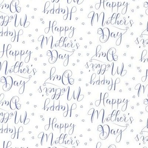 happy mothers day - white large scale