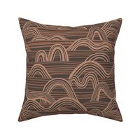 Ocean Waves (12") - brown