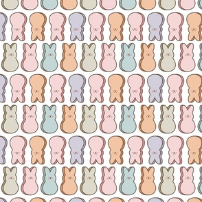 Easter Bunny Marshmallows - Pastel