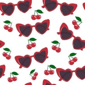 Cherry Heart Sunglasses