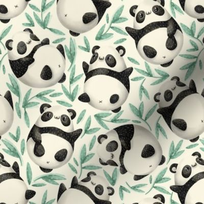 Pandas (smaller scale) green