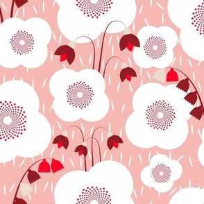 Normal scale • Neutral Botanicals - Poppies pink