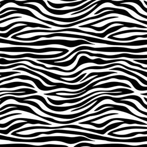 The new minimalist zebra animal print trend for wild kids and safari lovers black and white