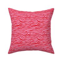 The new minimalist zebra animal print trend for wild kids and safari lovers hot red pink 