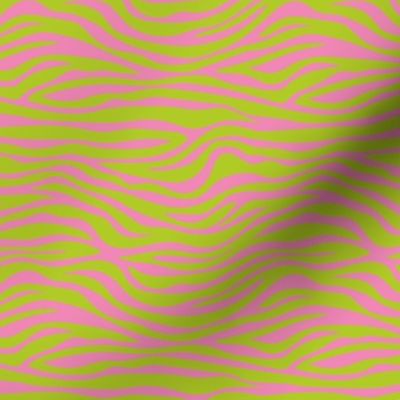 The new minimalist zebra animal print trend for wild kids and safari lovers lime green on pink