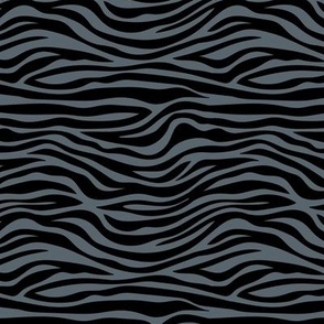 The new minimalist zebra animal print trend for wild kids and safari lovers cool night gray black 