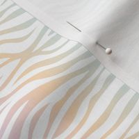 The new minimalist fat zebra animal print trend for wild kids and safari lovers pastel gradient kawaii palette vertical stripes  LARGE  