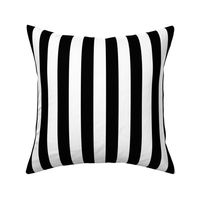 Vertical Cabana Stripe Narrow | Black + White