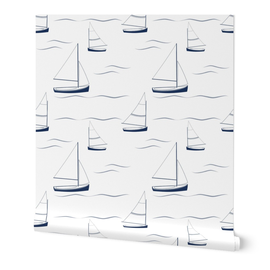 Sailboats Pattern