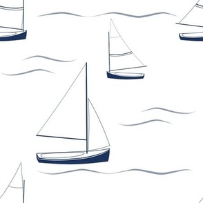 Sailboats Pattern