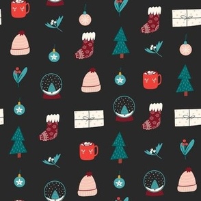 Christmas holidays pattern