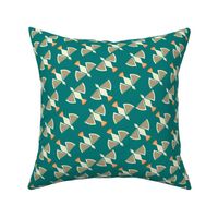 Birds flying mid century scandi medium scale