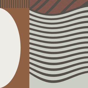 rust_brown_color_block_wave_stripes