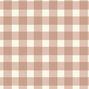 Dusty rose gingham- Medium