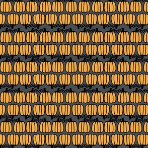 Rows of pumpkins - Medium scale