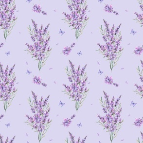 Watercolor lavender