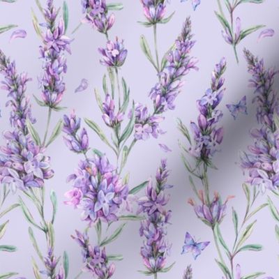 Watercolor lavender