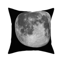Jumbo B&W Moon for 20" throw pillows (one 16" moon every 20")
