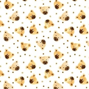 baby teddies - watercolor teddy bears pattern for modern cute nursery a842-1