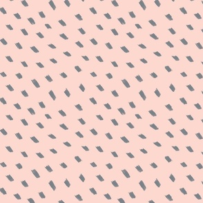 Tropical Vibes - Rain (grey on pink)